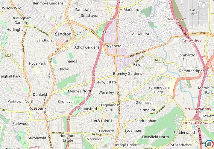 Map location of Bramley